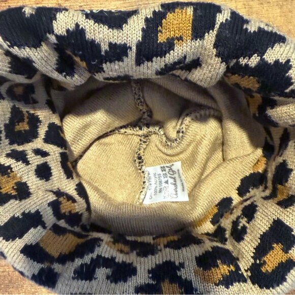 CHERISHED GIRL Leopard Print Beanie Toque It Is Well With My Soul main image 4